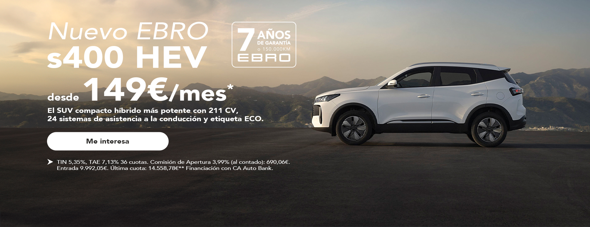 Nuevo EBRO s400 HEV