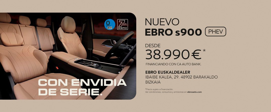 El nuevo Ebro S900 de 7 plazas, pensado para ofrecer seguridad y tecnología en cada viaje.