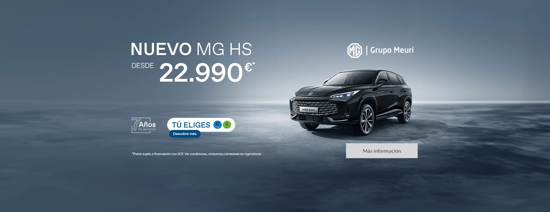 Nuevo MG HS desde 22.990€