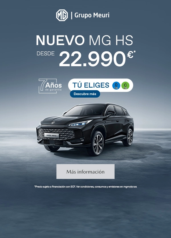 Nuevo MG HS desde 22.990€
