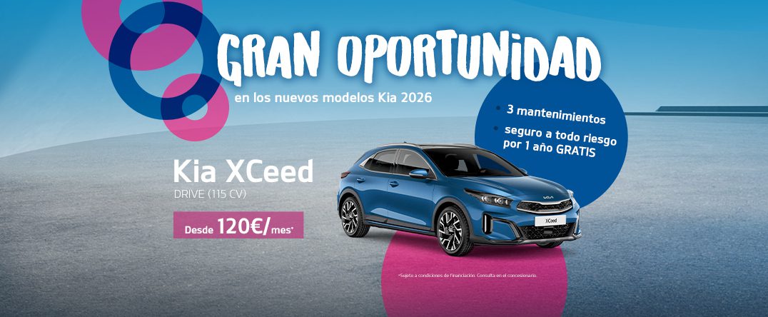 Kia XCeed
Desde 120€/mes*